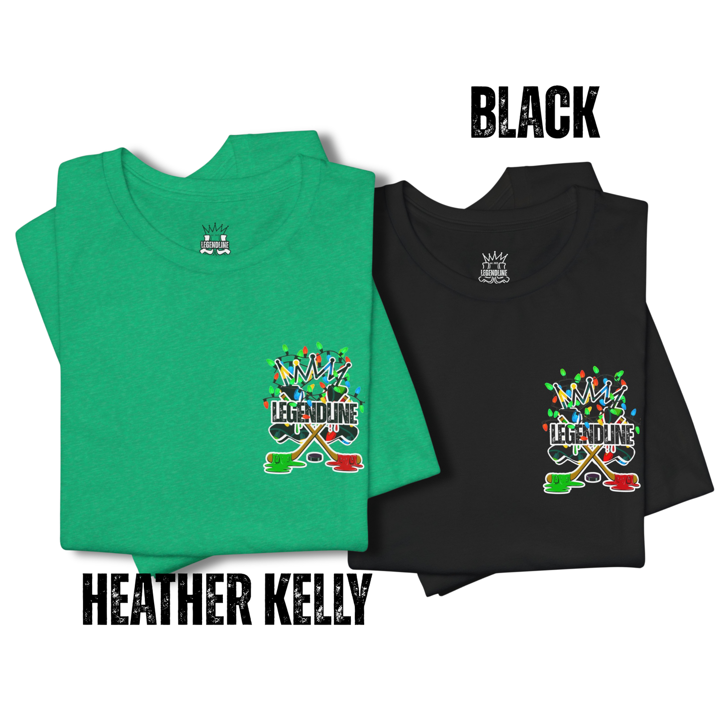 Adult Hockey Christmas T-Shirt