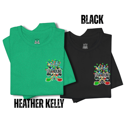 Adult Hockey Christmas T-Shirt