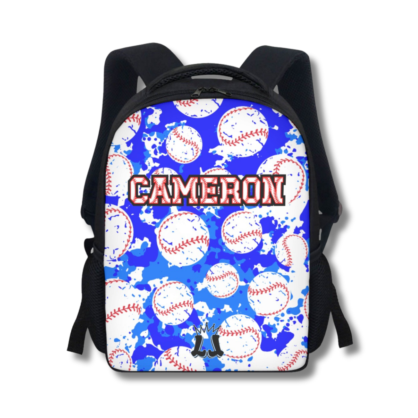 Personalized Name Baseball Backpack, Custom Kids Sports Bag