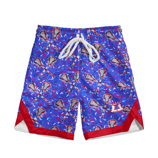 Toddler Lacrosse Mesh Shorts, Patriotic America 250 Collection
