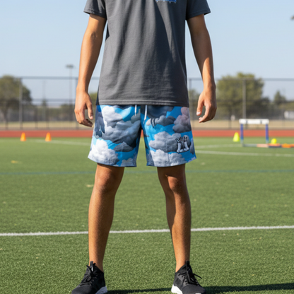 Adult Head in the Clouds Mesh Sports Shorts