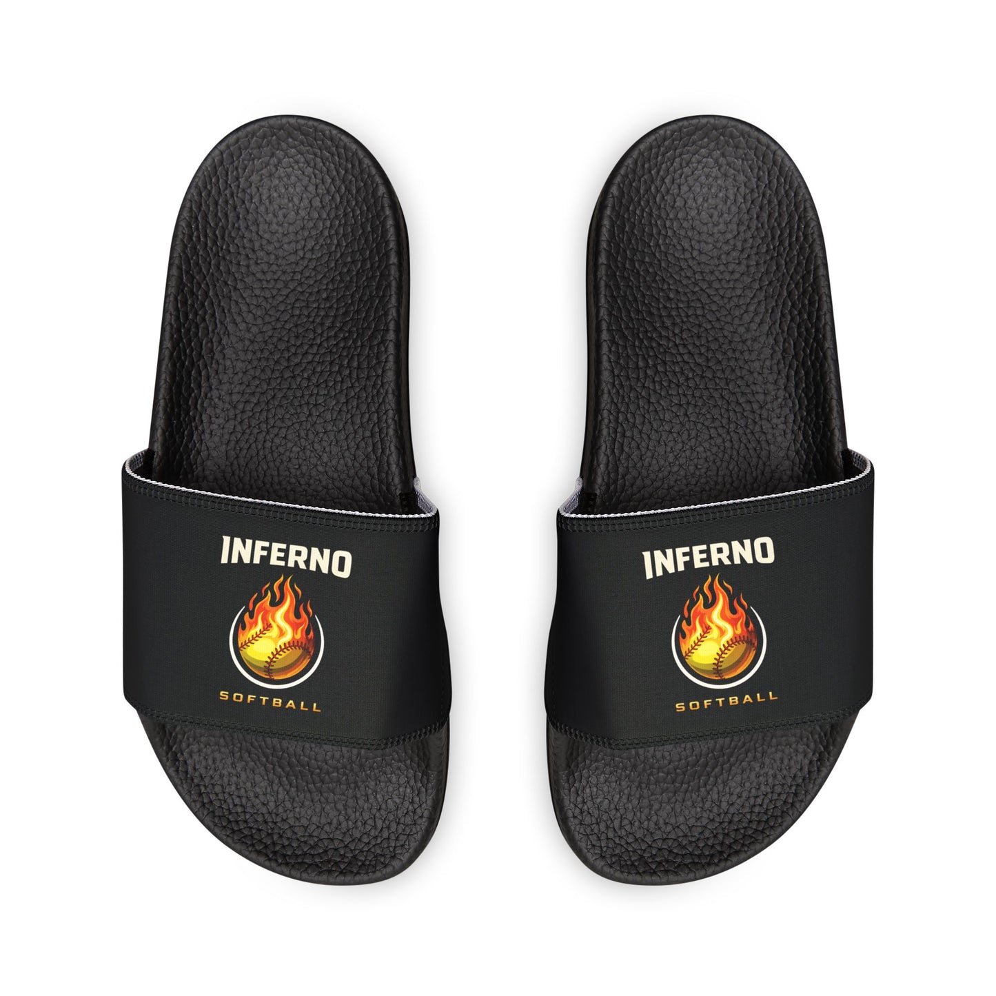 Youth Brimfield Inferno Softball Removable Strap Slides - Not Personalized