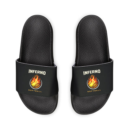 Youth Brimfield Inferno Softball Removable Strap Slides - Not Personalized
