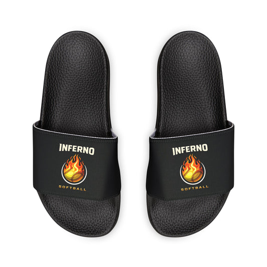 Youth Brimfield Inferno Softball Removable Strap Slides - Not Personalized