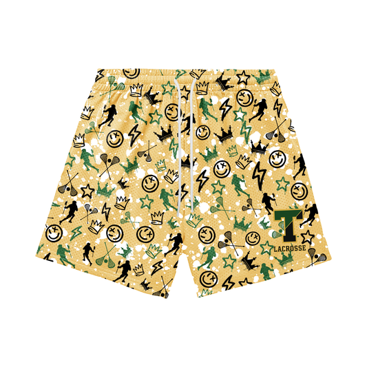 Adult TRYLAX Graffiti Mesh Shorts - Boy's Edition (with inner liner)