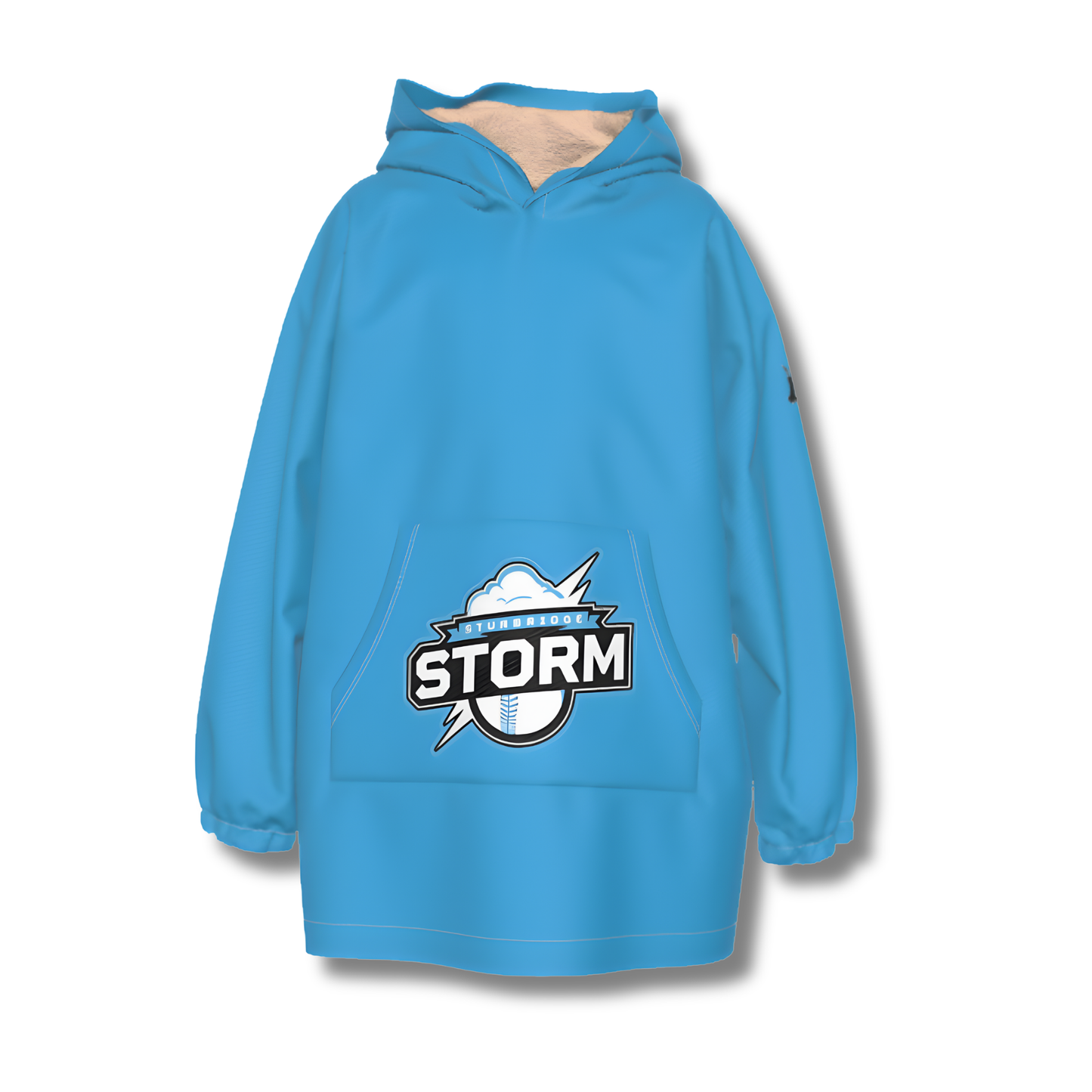 Adult Storm Sherpa Heavy Fleece Hoodie Blanket (Not Personalized)