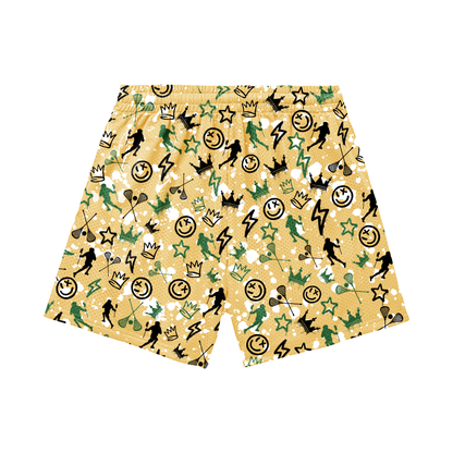 Adult TRYLAX Graffiti Mesh Shorts - Boy's Edition (with inner liner)