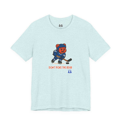 Adult Unisex Hockey T-Shirt, Don't Poke the Gummy Bear
