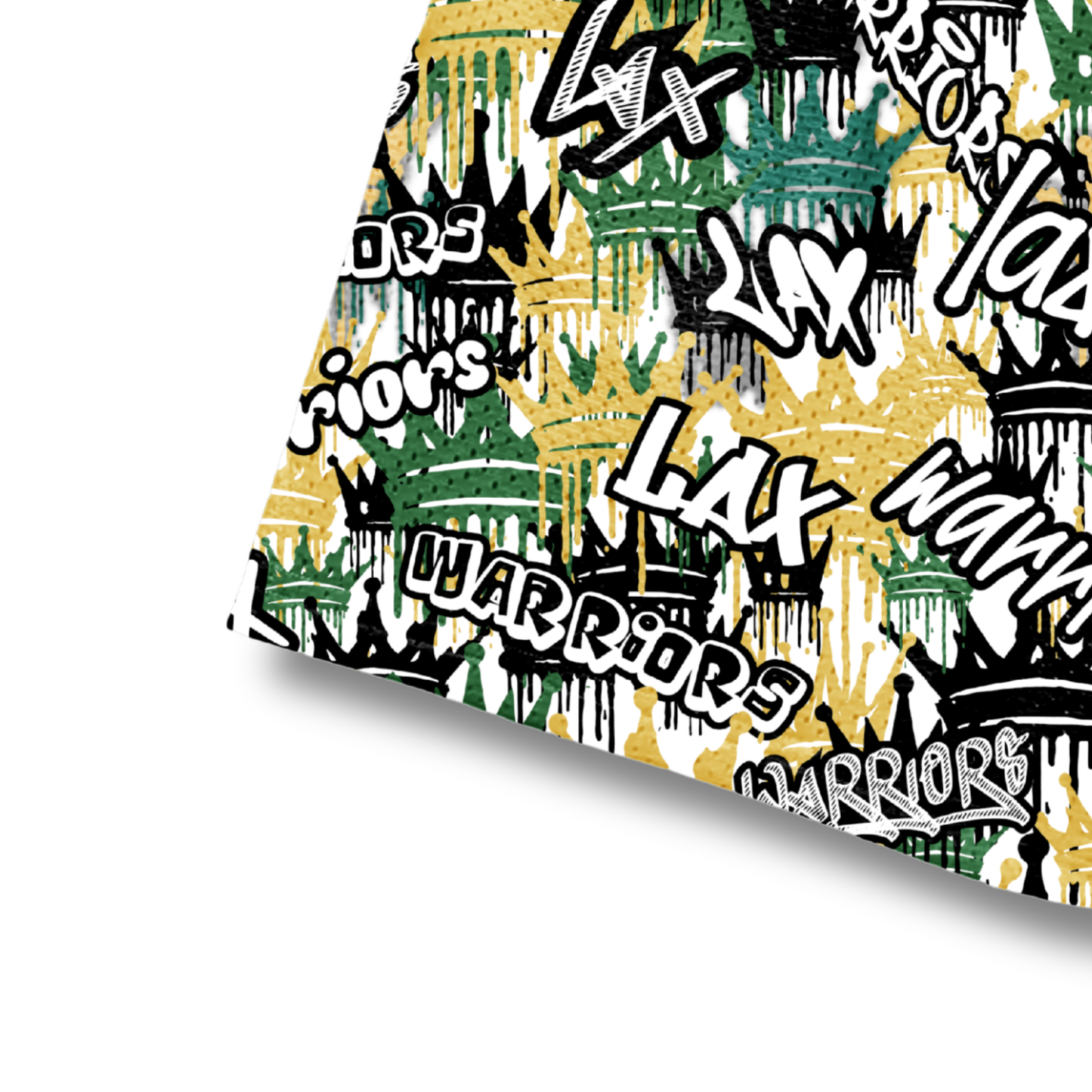 Adult TRYLAX Dripping Crowns Graffiti Mesh Shorts (with inner liner)