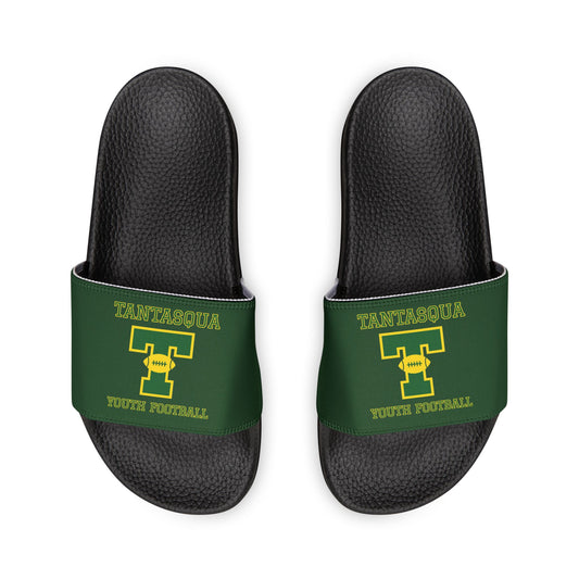 Men's Tantasqua Youth Football Deco Brand Removable Strap Slides - Personalized