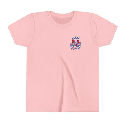 Youth Softball Ice Cream Drip T-Shirt