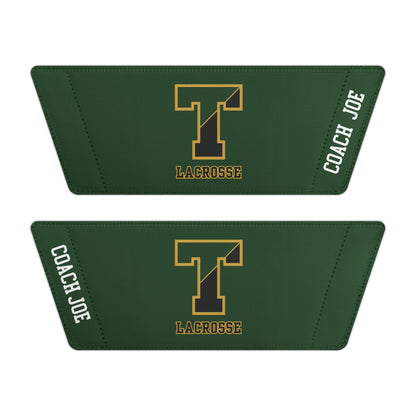 Men's TRYLAX Deco Brand Removable Strap Slides (Green, Personalized)