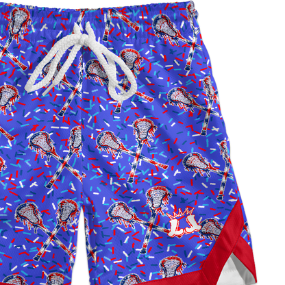 Toddler Lacrosse Mesh Shorts, Patriotic America 250 Collection