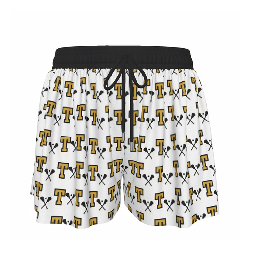 TRYLax Women's Butterfly Shorts - White Edition