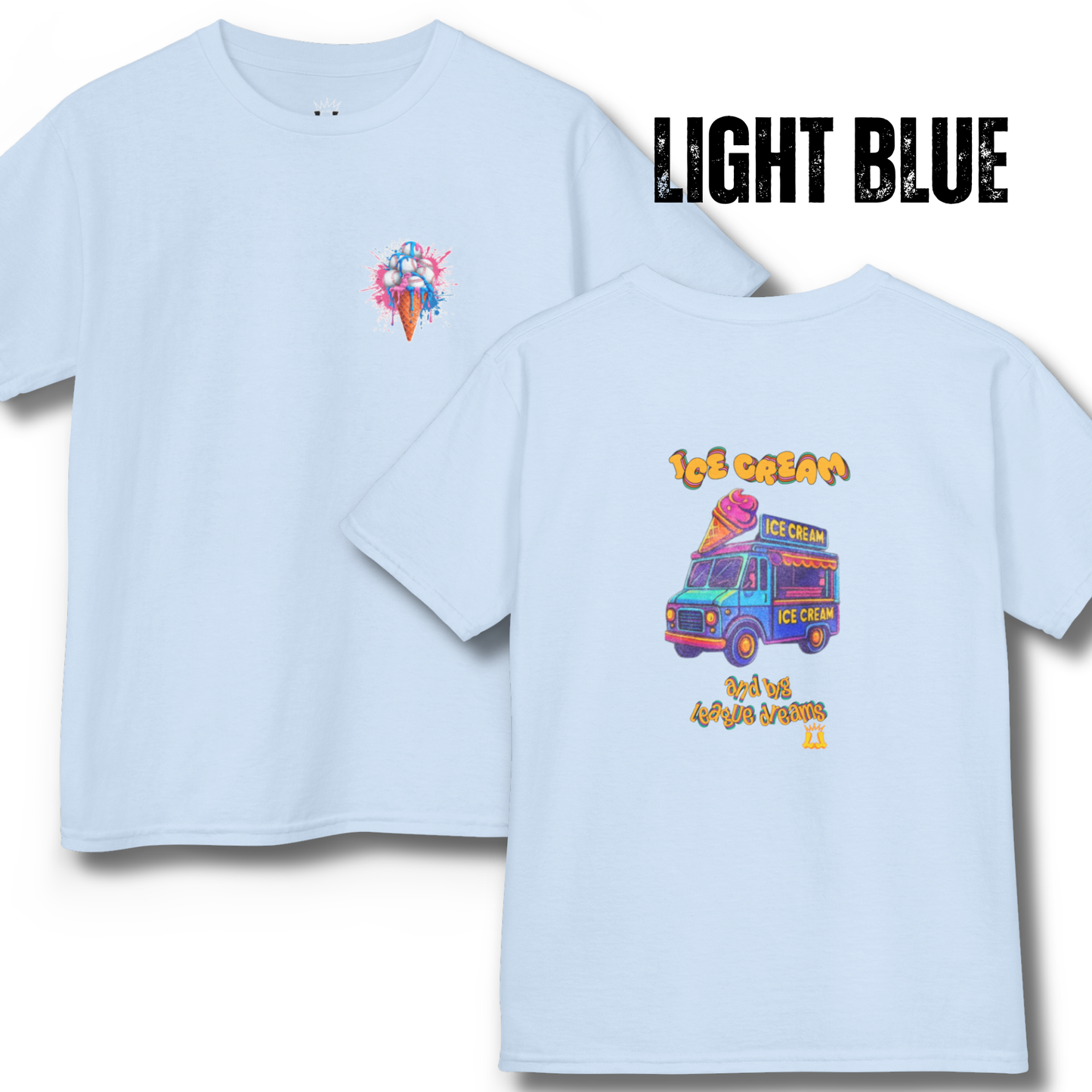 Youth Ice Cream Truck T-Shirt: Casual Sports Apparel