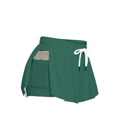 Women's Sturbridge Softball Green Butterfly Shorts
