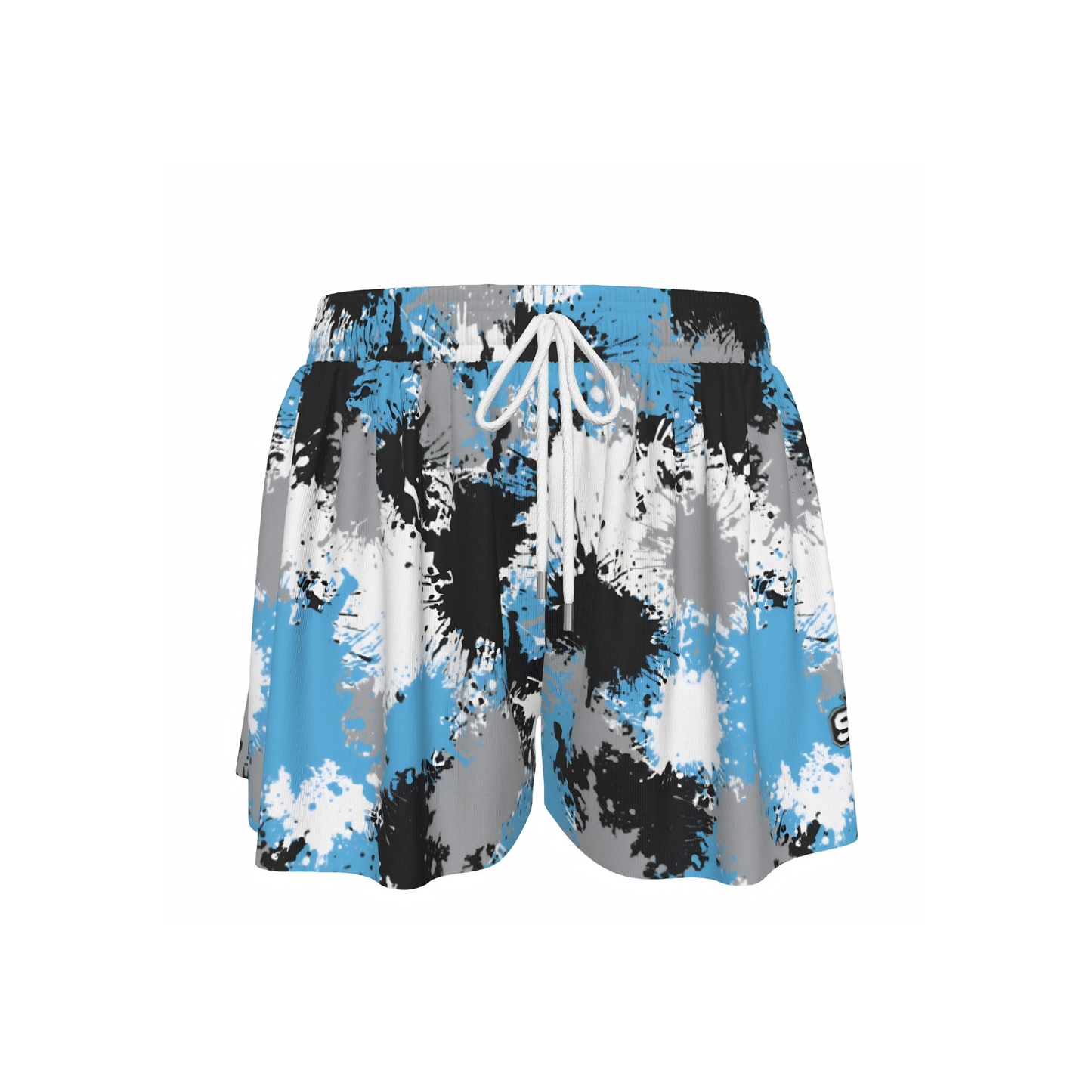 Women's Storm Softball Butterfly Shorts- Paint Splatter