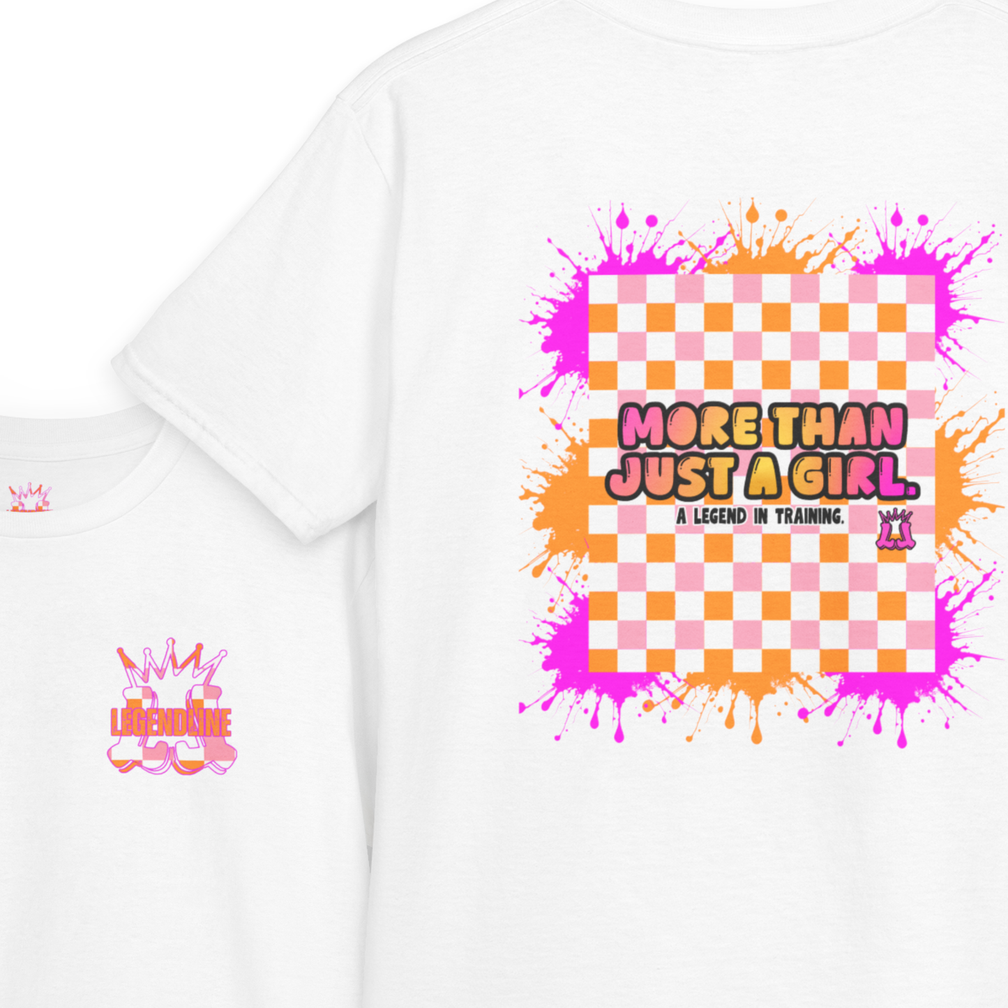 Youth Graphic Cotton Tee, Inspirational Saying for Girls