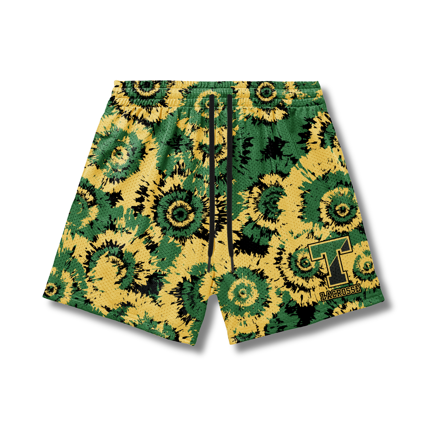 Adult TRYLAX Tie Dye Mesh Shorts (with inner liner)