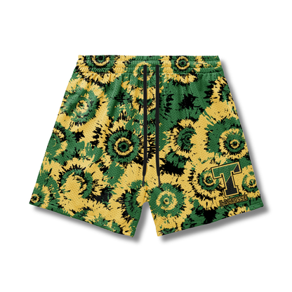 Adult TRYLAX Tie Dye Mesh Shorts (with inner liner)
