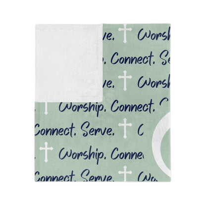 Quaboag Church Minky Plush Blanket - Version 2
