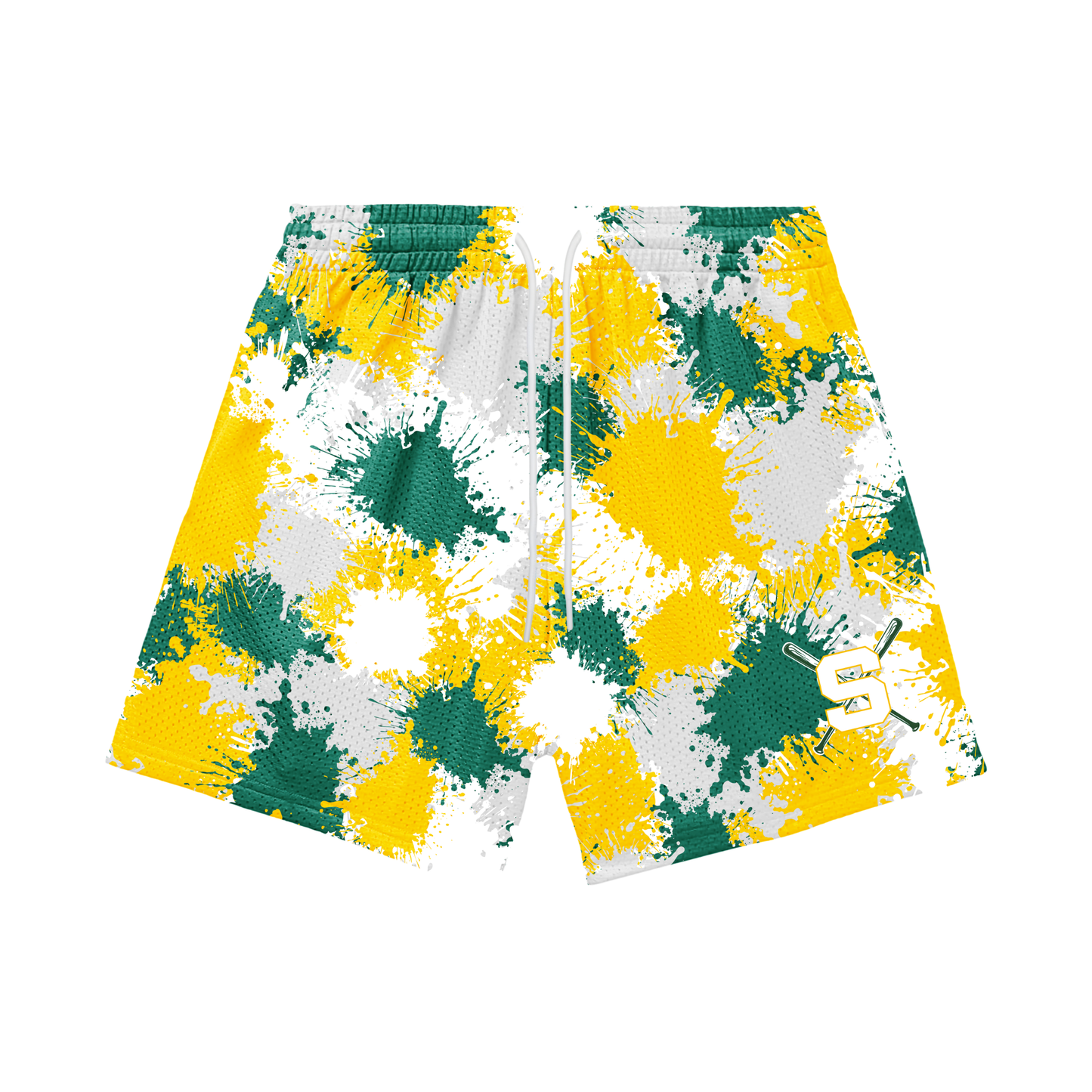 Adult Sturbridge Little League Baseball Shorts - Paint Splatter Edition (with inner liner)
