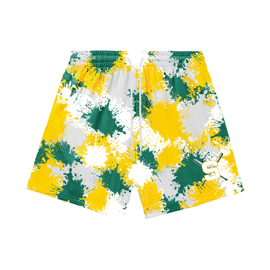 Adult Sturbridge Little League Baseball Shorts - Paint Splatter Edition (with inner liner)