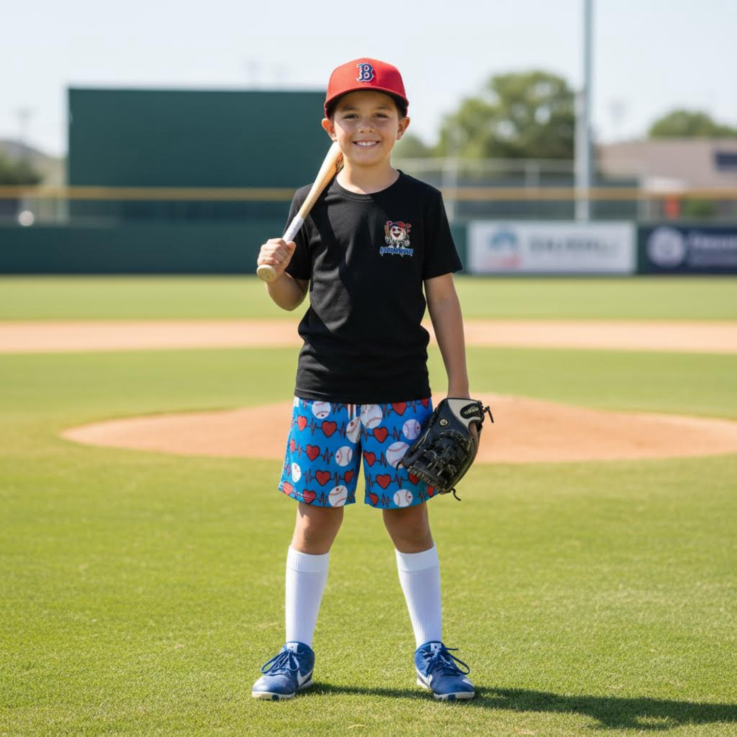 Youth Unisex Baseball Valentine's Sports T-Shirt, Baseball Season is My Love Language