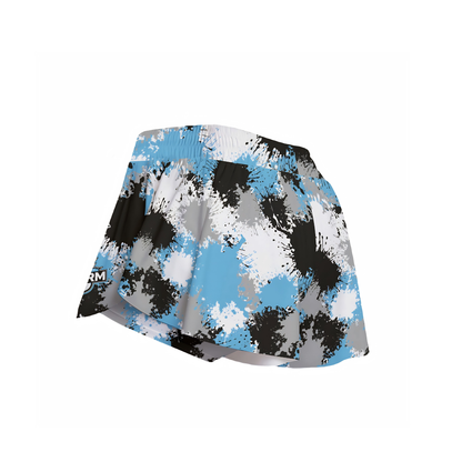 Women's Storm Softball Butterfly Shorts- Paint Splatter
