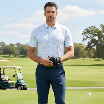 All-Over Print Men's UV Protection POLO Shirt