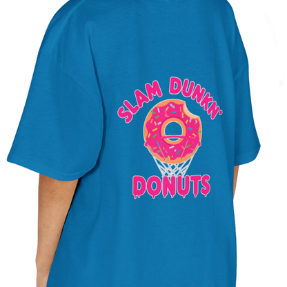 Youth Unisex Graphic T-Shirt: Slam Dunkn' Donuts