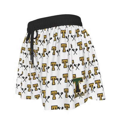 TRYLax Women's Butterfly Shorts - White Edition