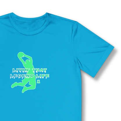 Youth Sport-Tek Basketball T-Shirt: Livin' That Legend Life