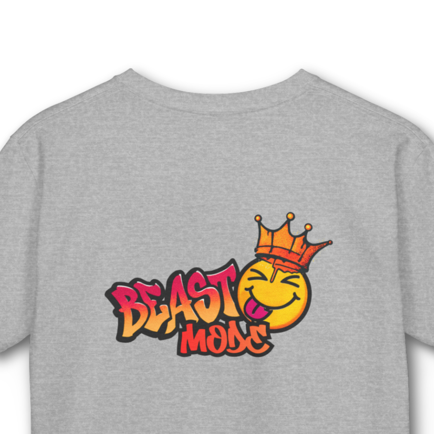 Youth Unisex Beast Mode Sports T-Shirt, Funny Graffiti Design