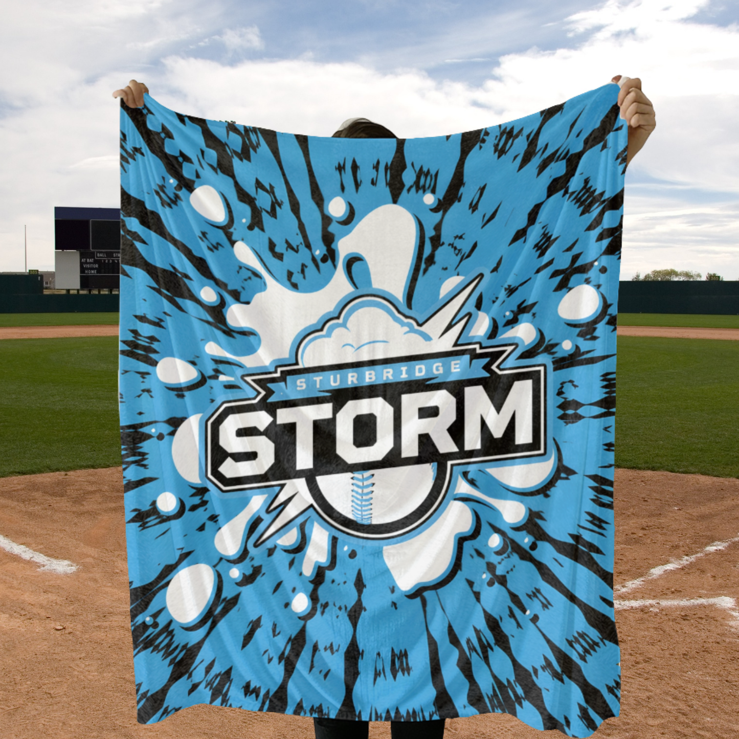 Storm Minky Plush Blanket