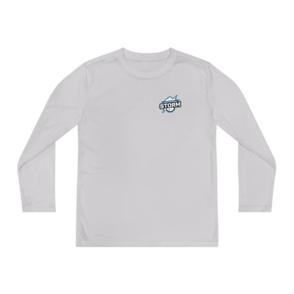 Youth Storm Sport-Tek YST350LS Long Sleeve Competitor Tee (Personalized)