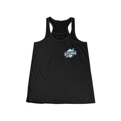 Women's Storm Racerback Tank Top (Black, Gray)