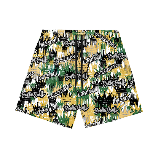 Adult Sturbridge Little League Baseball Shorts - Graffiti Edition 1 (with inner liner)