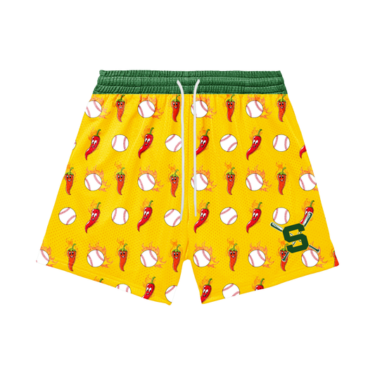 Adult Sturbridge Little League Baseball Shorts - Throwing Heat (with inner liner)