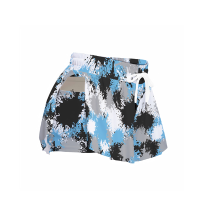 Women's Storm Softball Butterfly Shorts- Paint Splatter