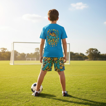 Youth Unisex Legends Sports T-Shirt, Funny Flying Money Graffiti Design