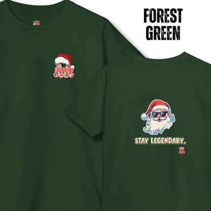 Youth Santa T-Shirt, Stay Legendary, Holiday Apparel