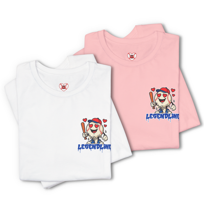 Adult Unisex Baseball Valentine's Sports T-Shirt, Baseball Season is My Love Language