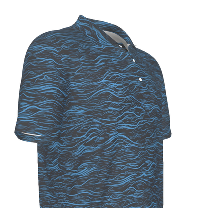 Makin' Waves Men's UV Protection Polo Shirt