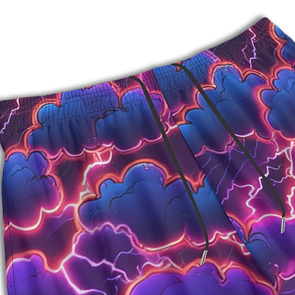 Storm Clouds Adult Unisex Mesh Sports Shorts
