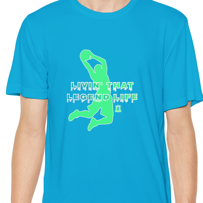 Youth Sport-Tek Basketball T-Shirt: Livin' That Legend Life