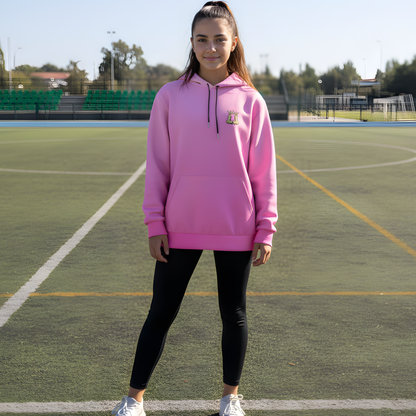 Pink Gradient Fleece Lined Hoodie, Adult Unisex