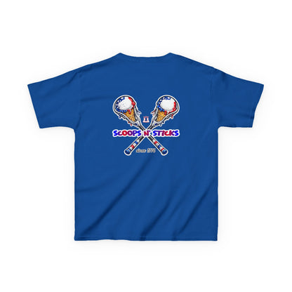 Kids Lacrosse T-Shirt, Youth Patriotic Shirt