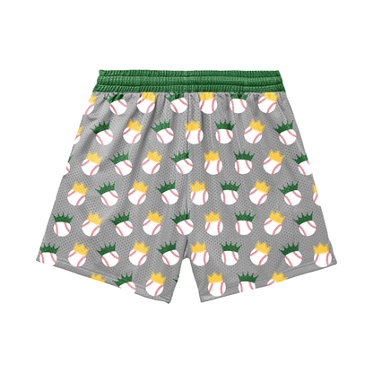 Adult Sturbridge Little League Baseball Shorts - Baseball Crowns Edition (with inner liner)