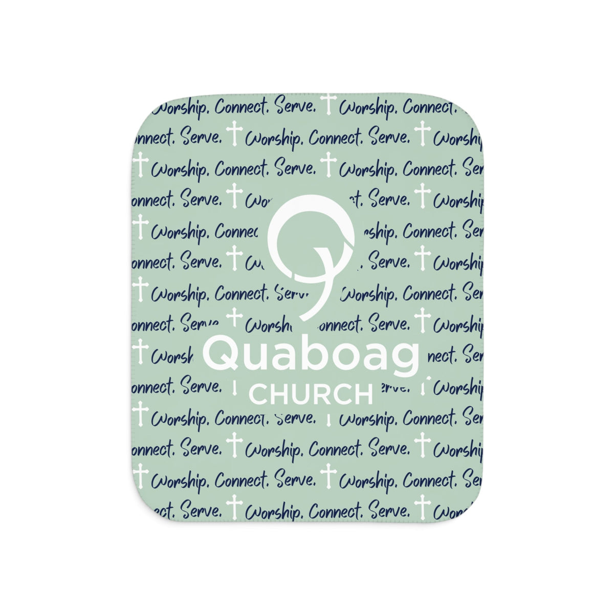 Quaboag Church Sherpa Blanket - Version 2